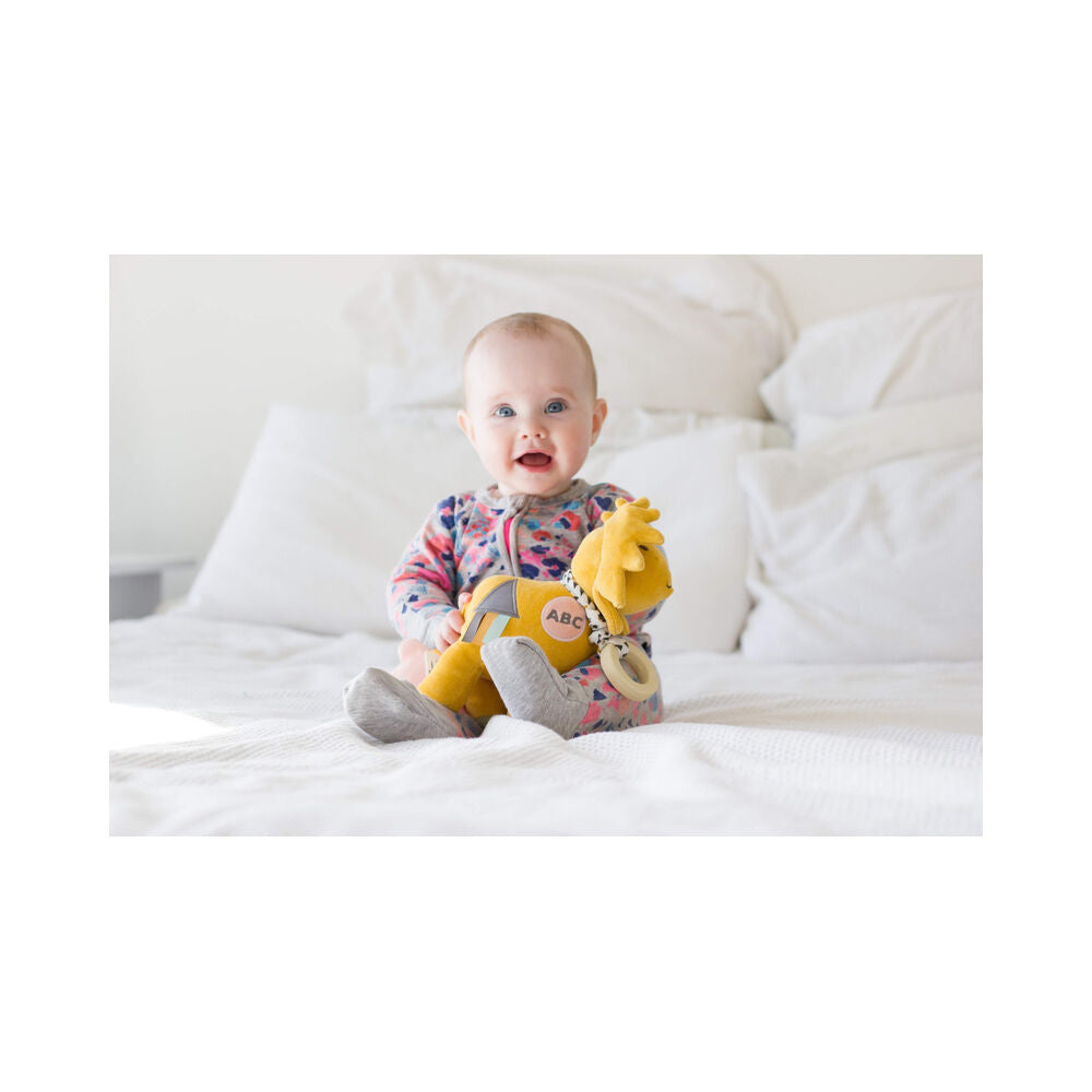 Tikiri Cotton Lion Activity Toy 97002 Kids/Baby Chew Plush 0m+