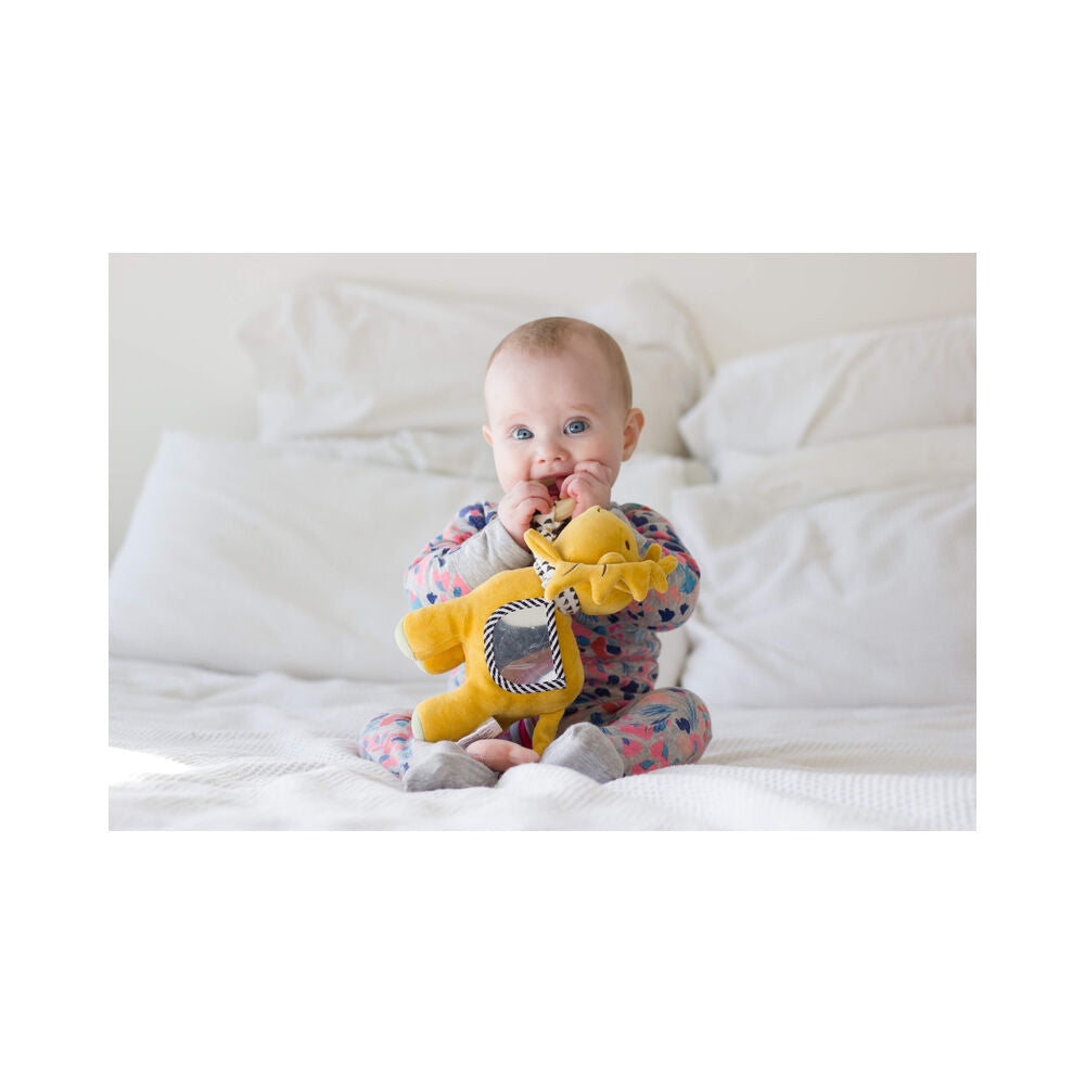 Tikiri Cotton Lion Activity Toy 97002 Kids/Baby Chew Plush 0m+