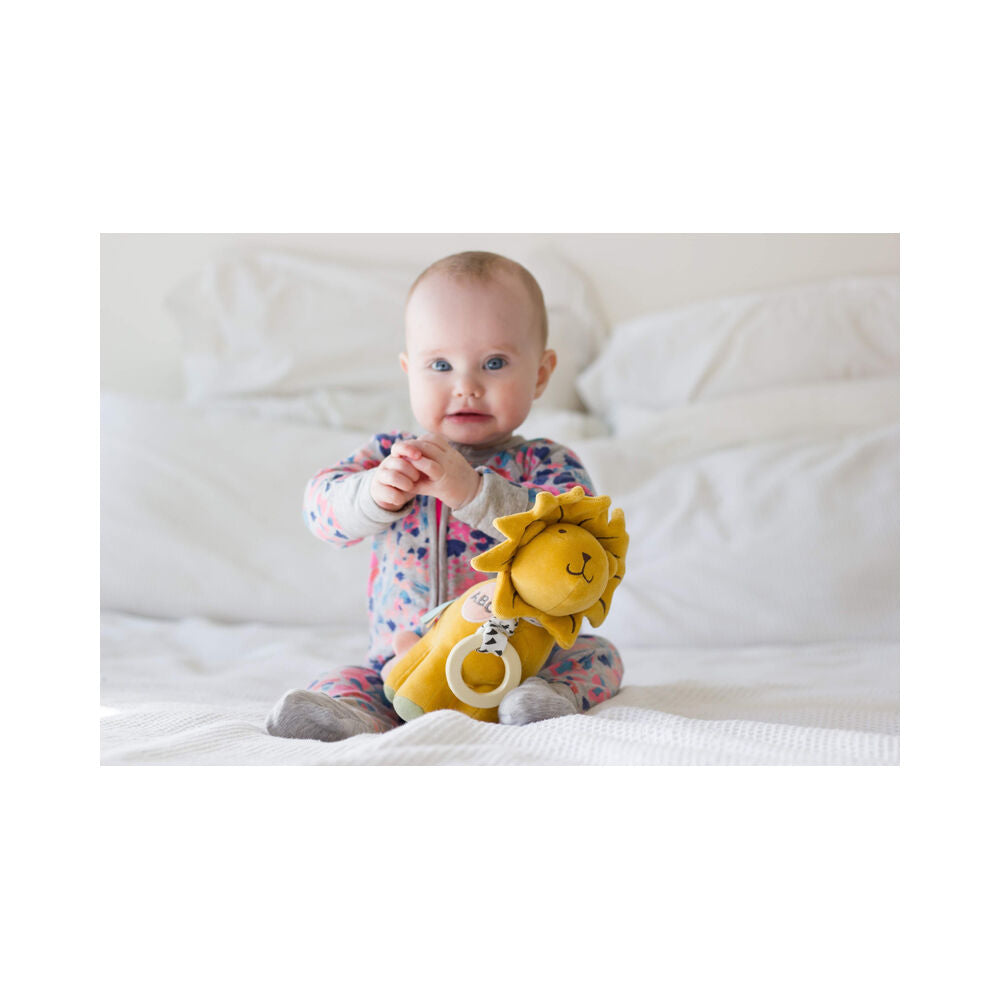 Tikiri Cotton Lion Activity Toy 97002 Kids/Baby Chew Plush 0m+