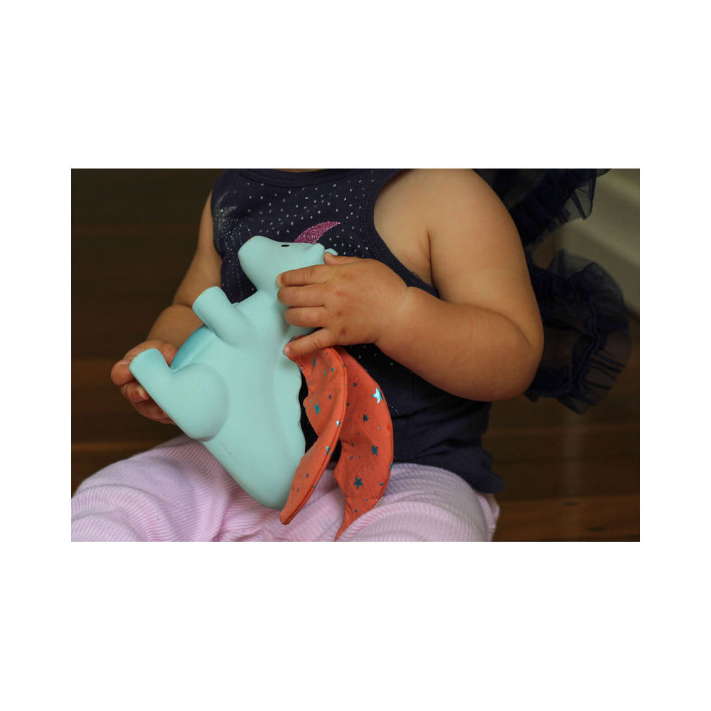Tikiri 13cm Sunrise Dragon 95502 Baby Sensory Toy 0m+