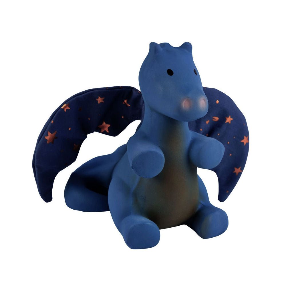 Tikiri 13cm Midnight Dragon 95504 Baby Sensory Toy 0m+