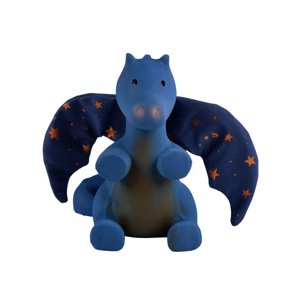 Tikiri 13cm Midnight Dragon 95504 Baby Sensory Toy 0m+