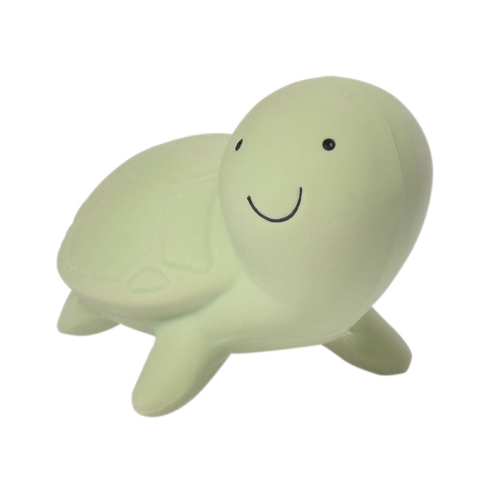 Tikiri 12 cm Ocean Buddy Rubber Turtle 97504 Baby Toy 0m+ Green