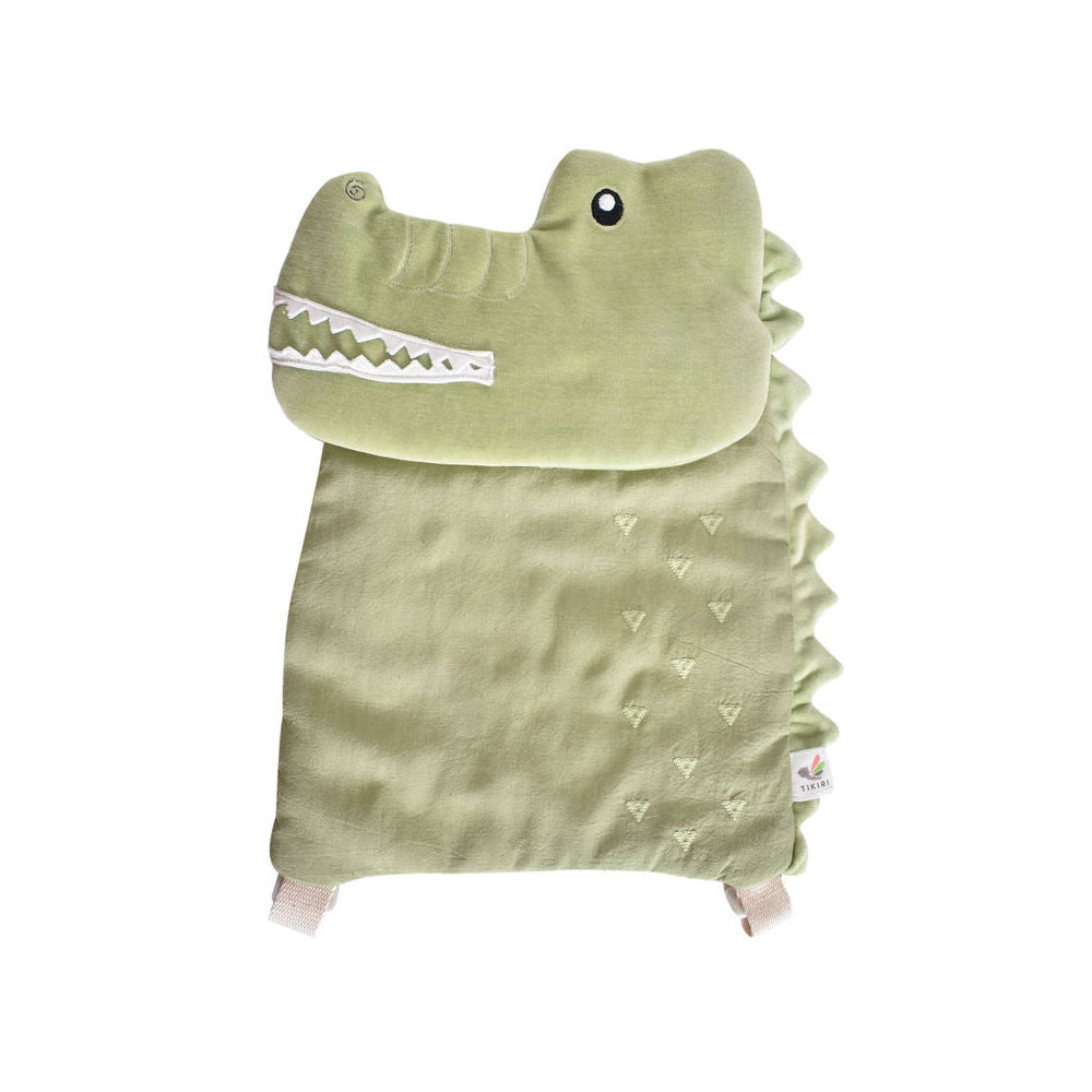 2PK Tikiri Crocodile Safari Animal Backpack Green Kids/Toddler 12m+