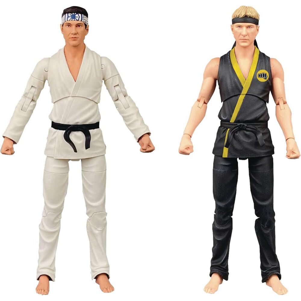 2pc  Cobra Kai Johnny & Daniel Retro Action Figure Set