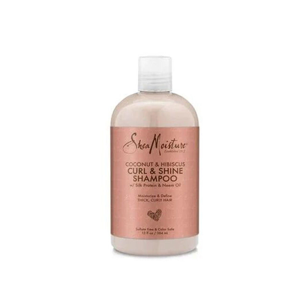 Shea Moisture Women's Coconut & Hibiscus Curl & Shine Shampoo 384ml