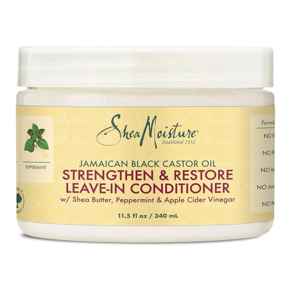 Shea Moisture Women's Jamaican Black Castor Oil Leave-In Conditioner 312G