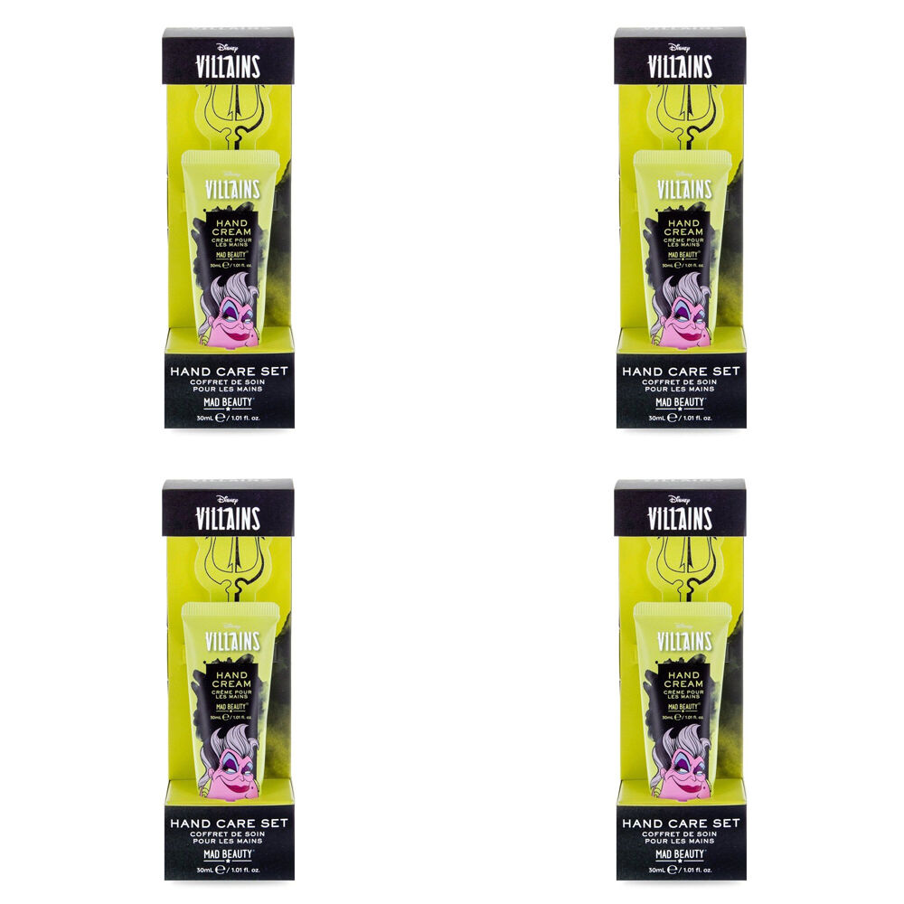 4x 2pc Disney Pop Villains Ursula Scented Hand Care Duo Set 30g Coconut
