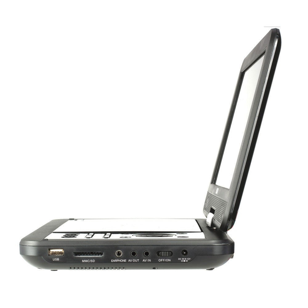 Laser Portable DVD Player With 10" LCD Screen/180° Swivel