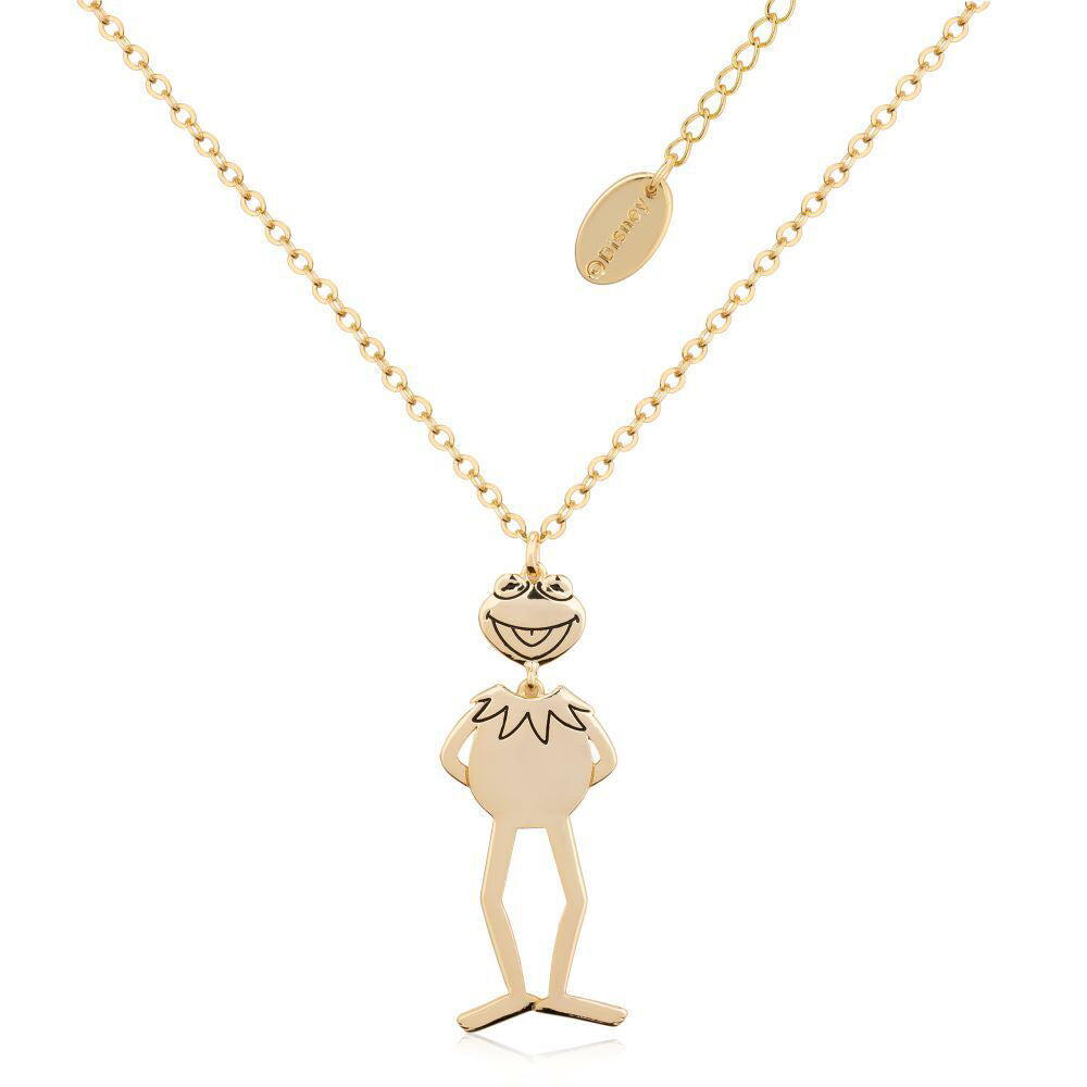 Couture Kingdom The Muppets Kermit the Frog Dangle Necklace - Gold