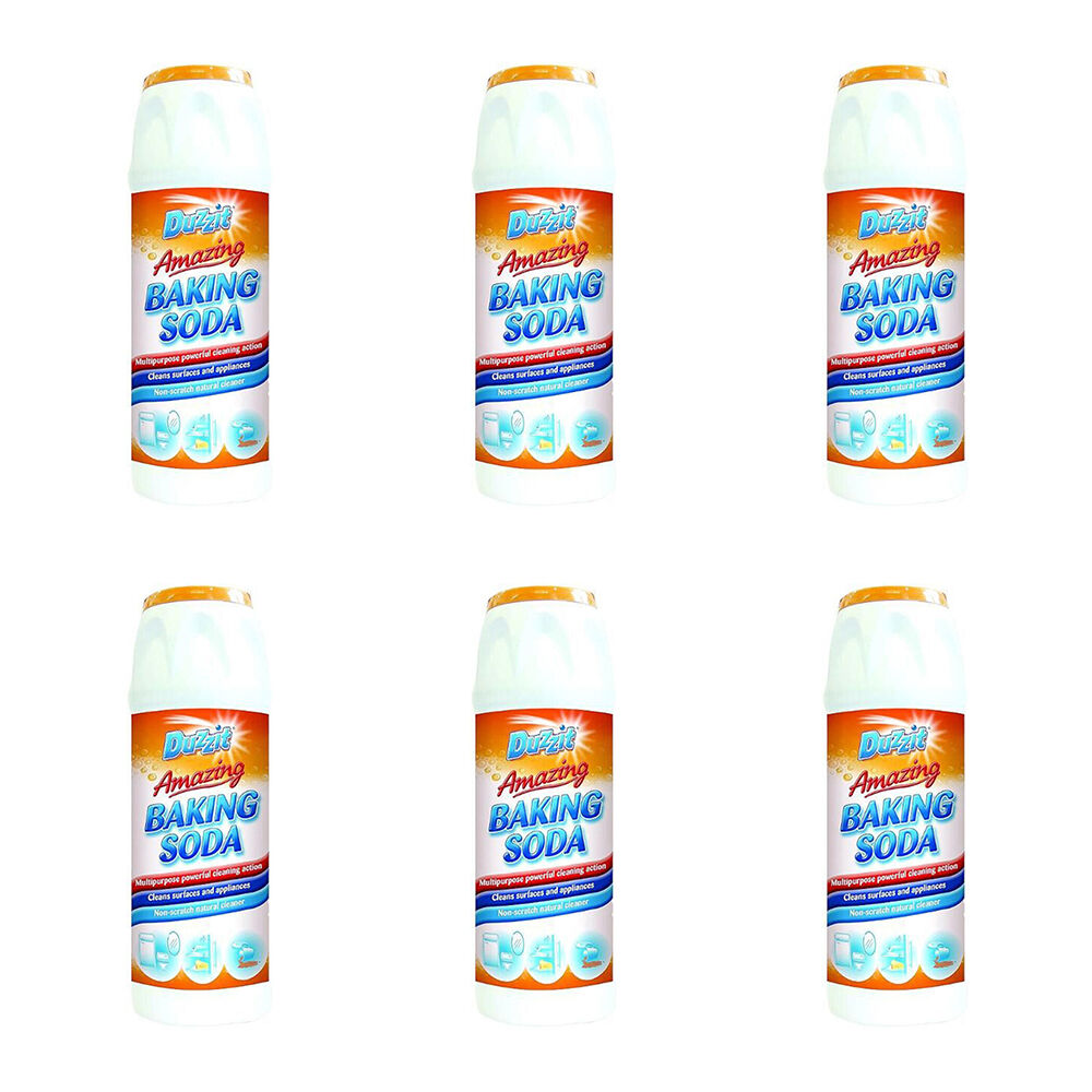 6PK Duzzit Amazing 500g Baking Soda Multipurpose Cleaner 7x19cm