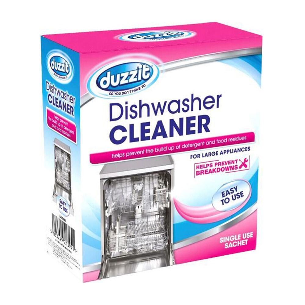6PK Duzzit Dishwasher Cleaner Powder Limescale Remover 75g