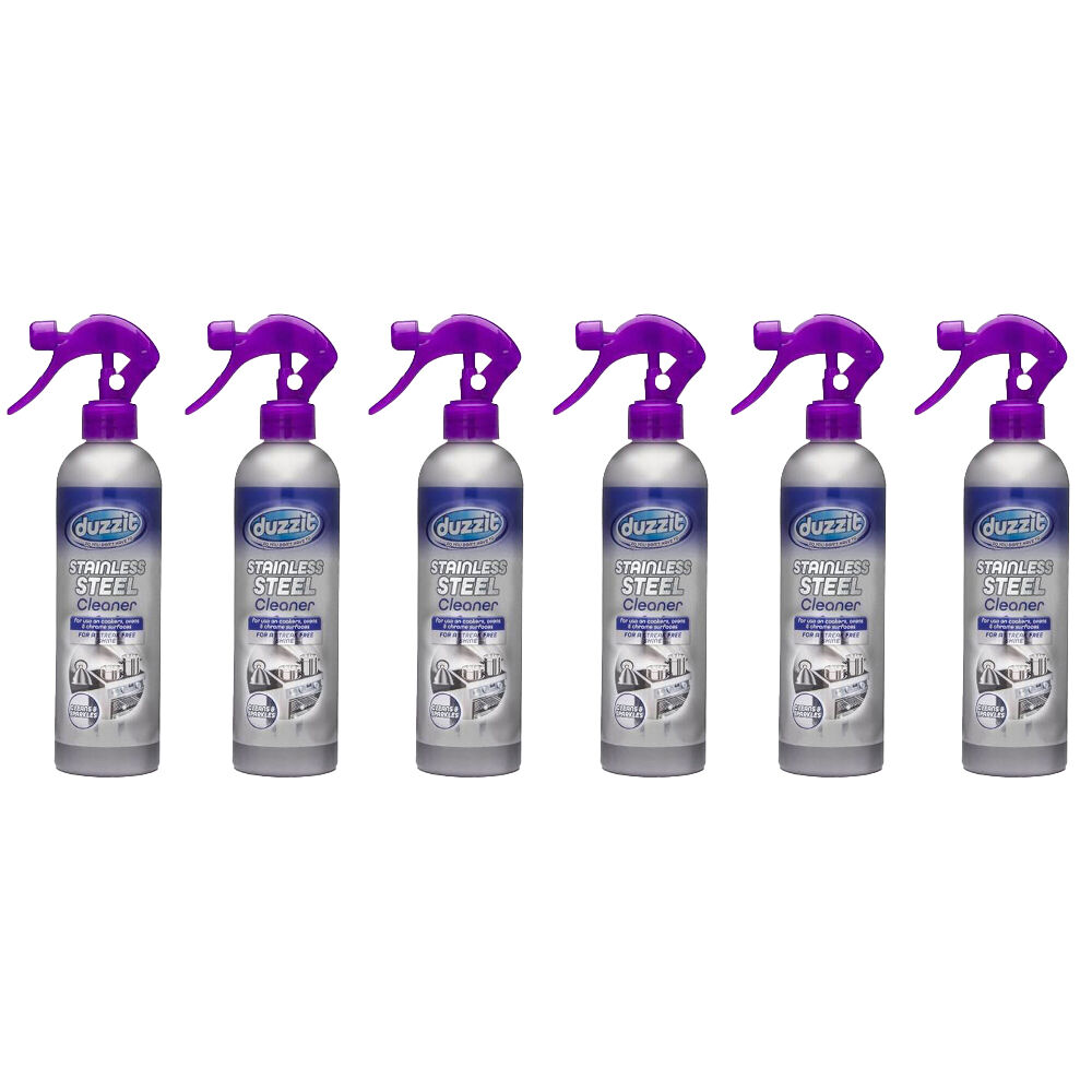 6PK Duzzit Stainless Steel Cleaner 400ml