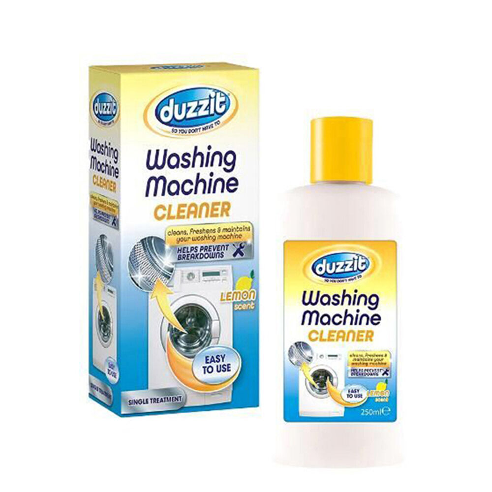 6PK Duzzit Liquid Washing Machine Cleaner 250ml - Lemon