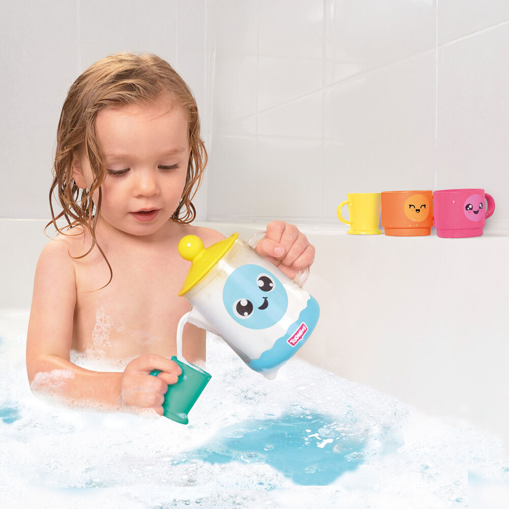13pc Toomies Bubble & Brew Deluxe Teatime Childrens Bath Toy Set 18m+