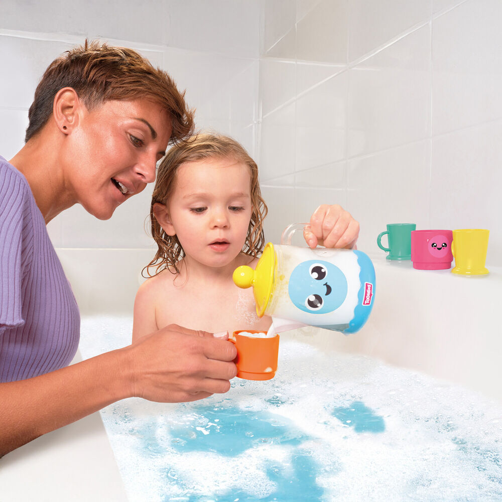 13pc Toomies Bubble & Brew Deluxe Teatime Childrens Bath Toy Set 18m+