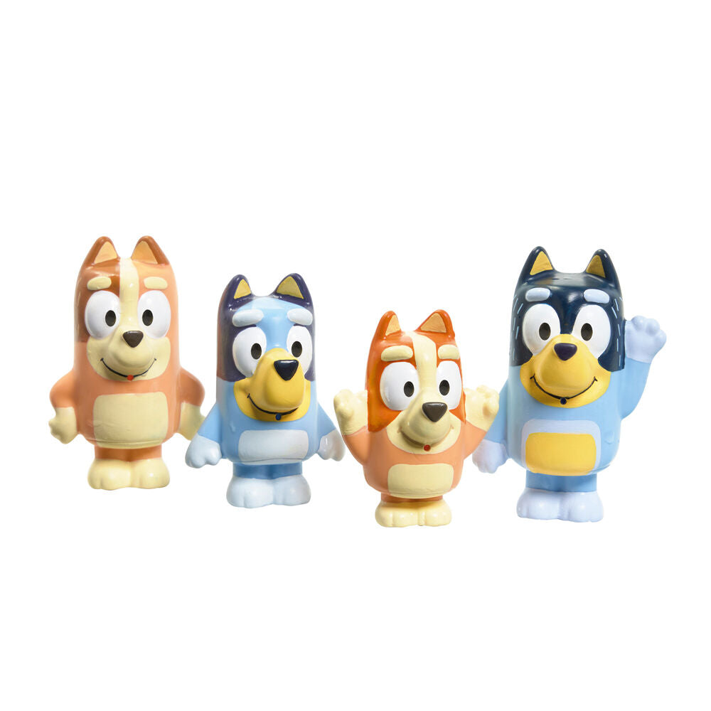 2x 4pc Toomies Bluey Family Bath Squirters Childrens Water Toy Set 18m+