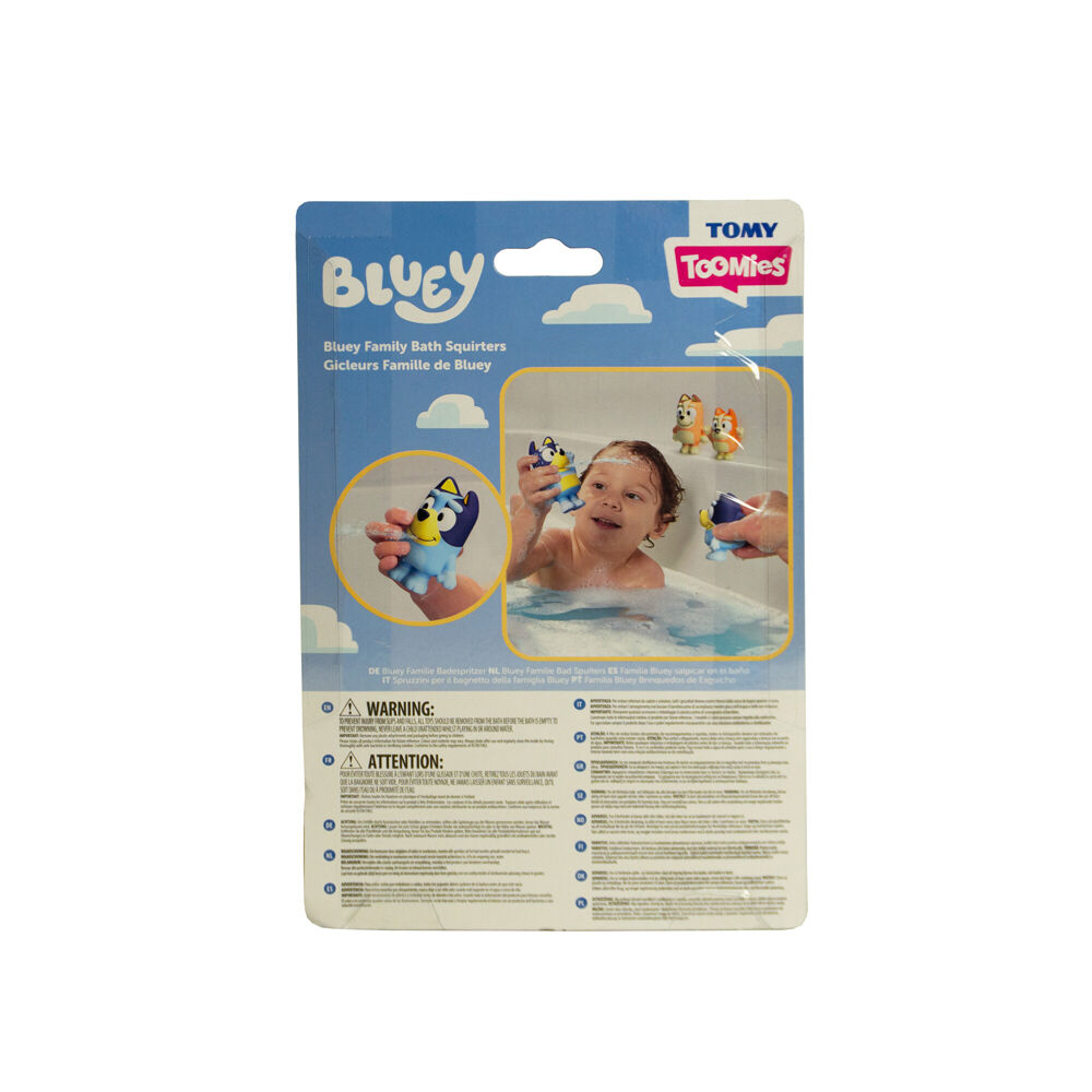 2x 4pc Toomies Bluey Family Bath Squirters Childrens Water Toy Set 18m+
