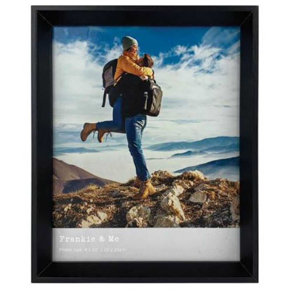 6PK Frankie & Me Window Wooden 8x10'' Picture Frame Home/Office Photo Decor Black