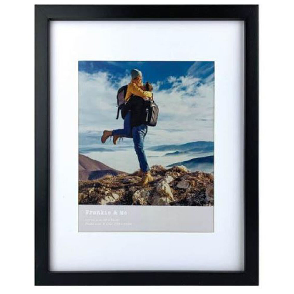 4PK Frankie & Me Wooden Border 8x10'' Picture Frame Home/Office Photo Decor Black