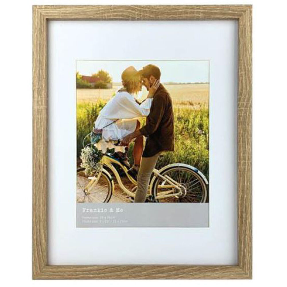 4PK Frankie & Me Wooden Border 8x10'' Picture Frame Home/Office Photo Decor Oak