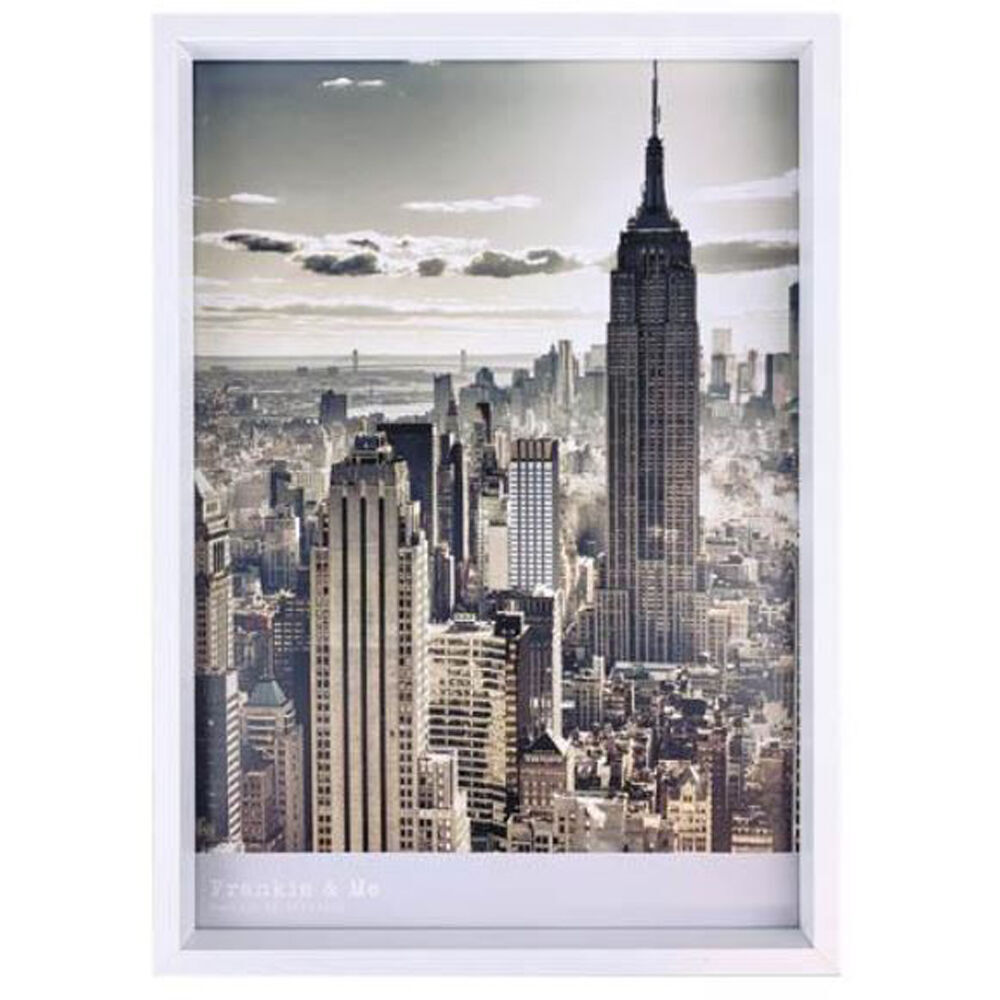 3PK Frankie & Me Wooden Poster A3 Picture Frame Home/Office Photo Decor White