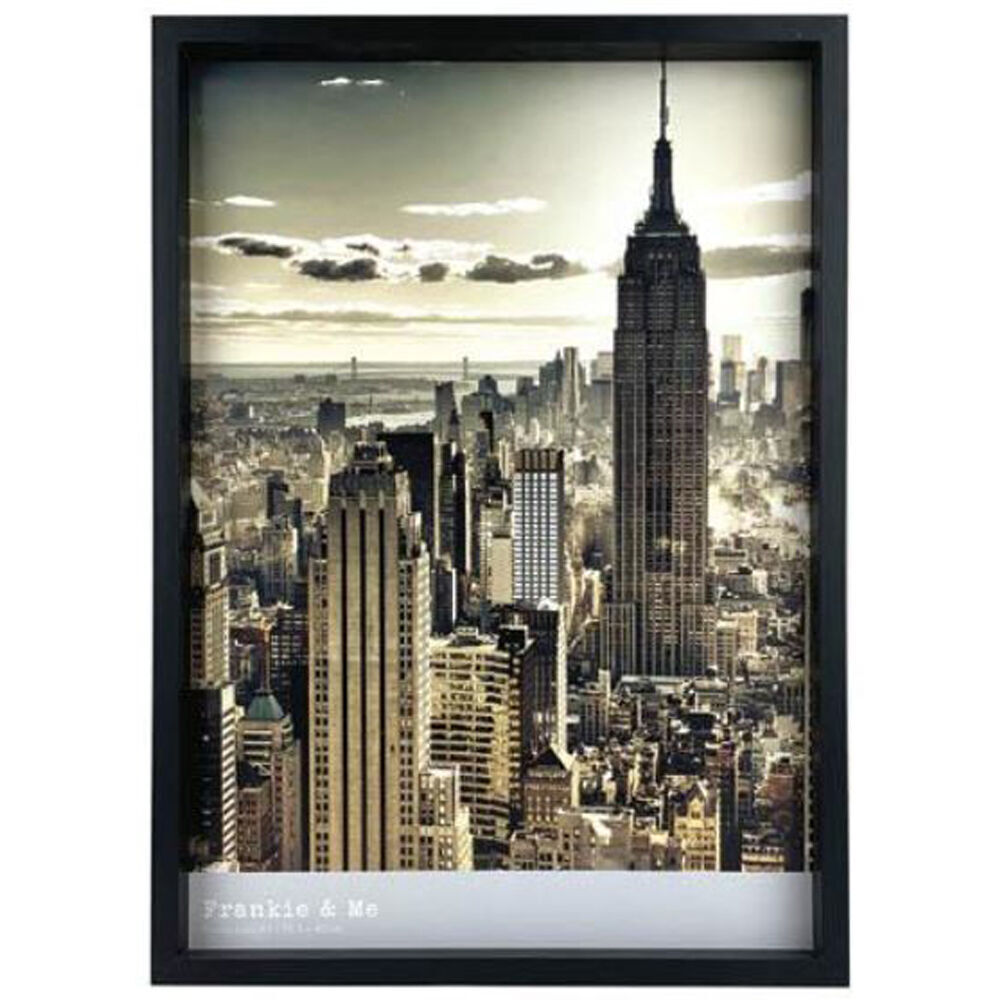6PK Frankie & Me Wooden Poster A3 Picture Frame Home/Office Photo Decor Black