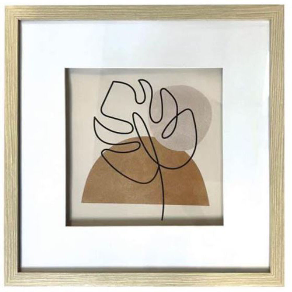 2PK Frankie & Me Shadow Square Picture Frame Home/Office Photo Decor 4cm Oak