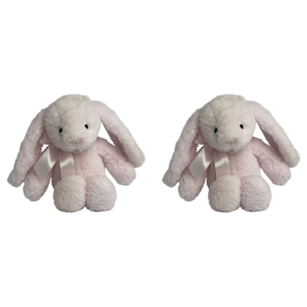2PK Momoko Bunny Stuffed Animal Kids/Children Soft Doll Plush Toy 25cm Pink