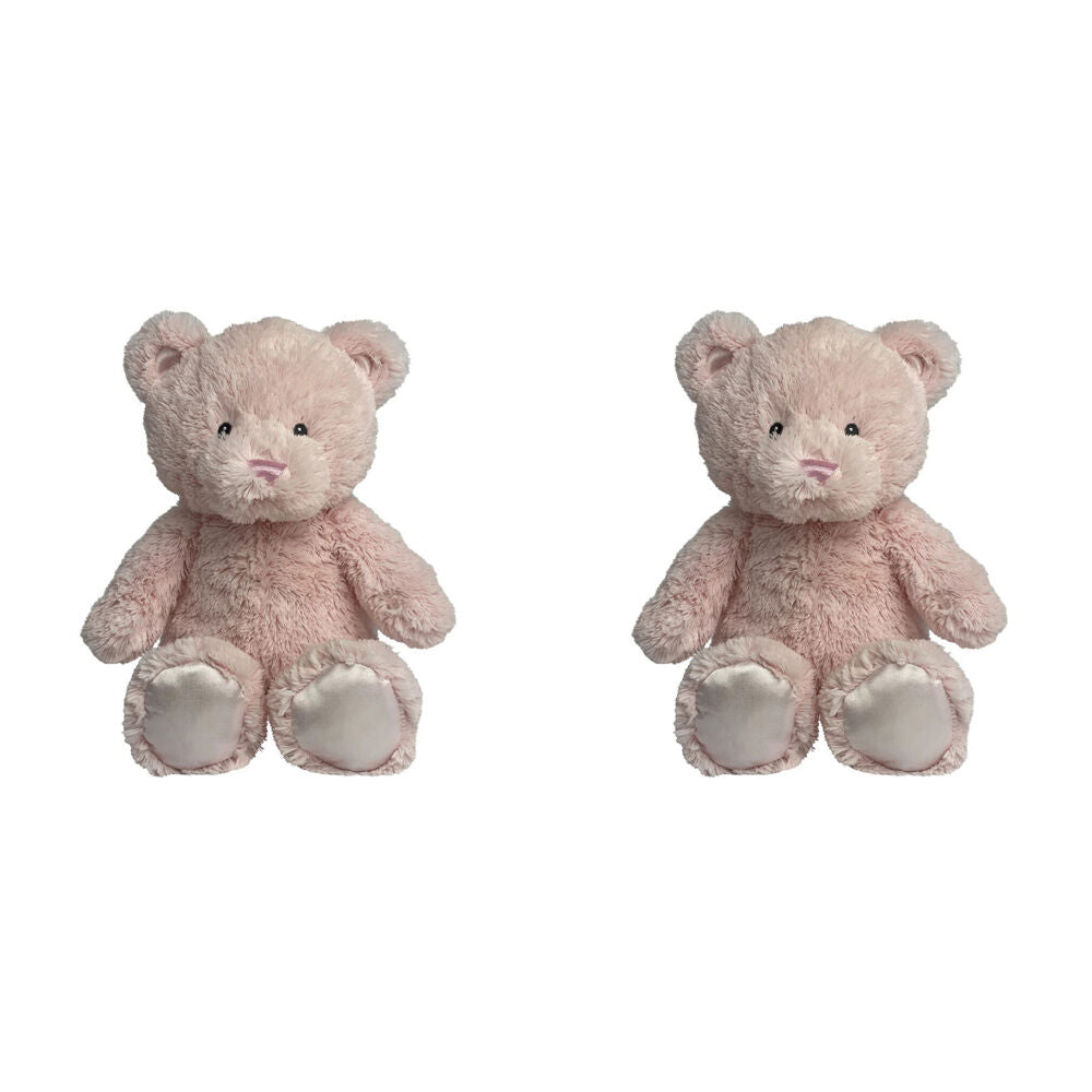 2PK Momoko Teddy Bear Stuffed Animal Kids/Children Soft Doll Plush Toy 23cm Pink