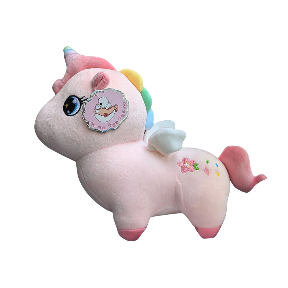 Momoko Squish Unicorn Animal Stuffed Doll Kids/Children Soft Plush Toy 25cm Pink