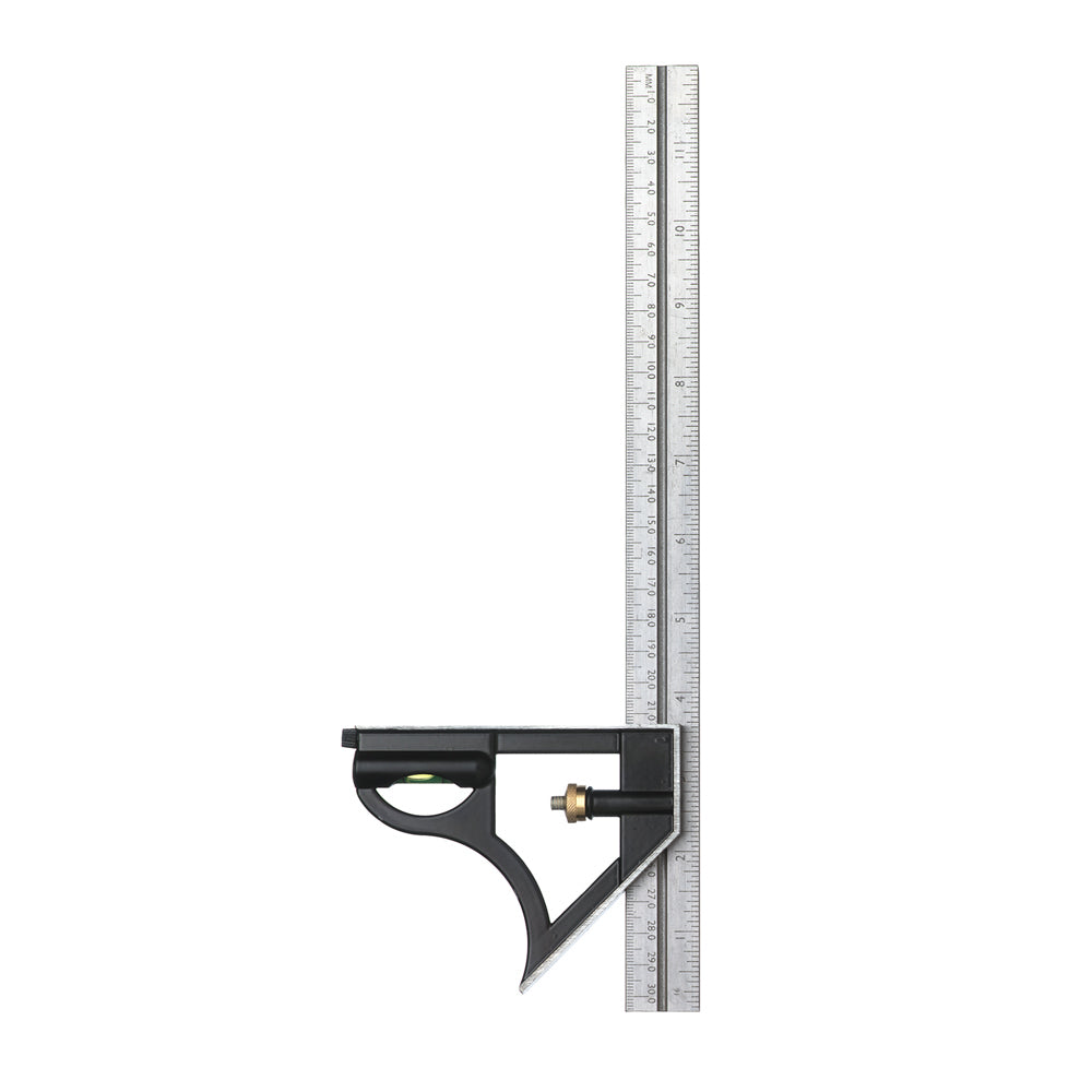 2PK Eclipse Pro Tools Combination Square S/Steel Ruler 12'' Metric & Imperial