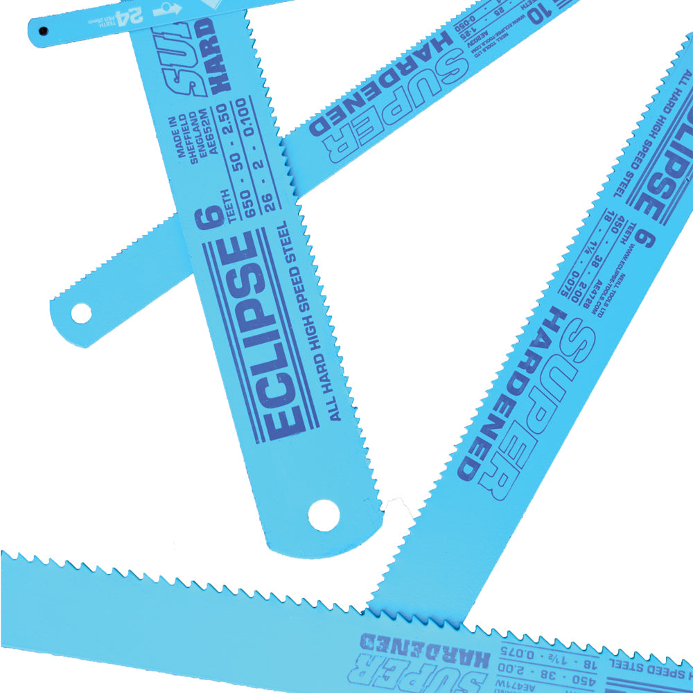 Eclipse Pro Tools All Hard HSS 450mm Power Hacksaw Blade 6TPI