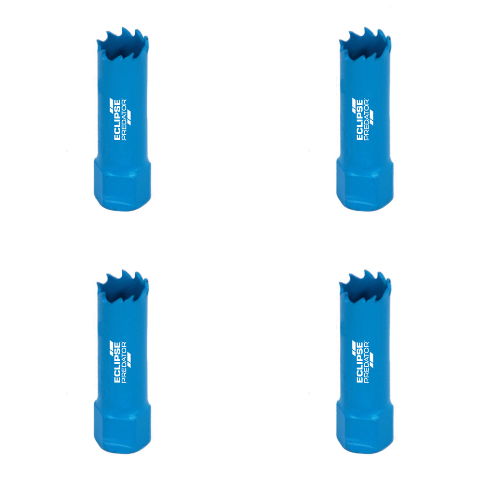 4PK Eclipse Pro Tools Predator Vari-Pitch HSS Bimetal Holesaw 17mm