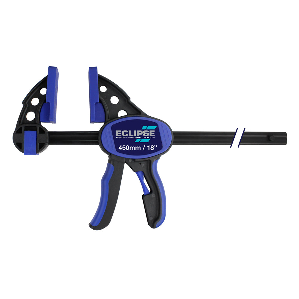 Eclipse Pro Tools One-Handed Reversible Steel Bar Clamp 150kg/450mm