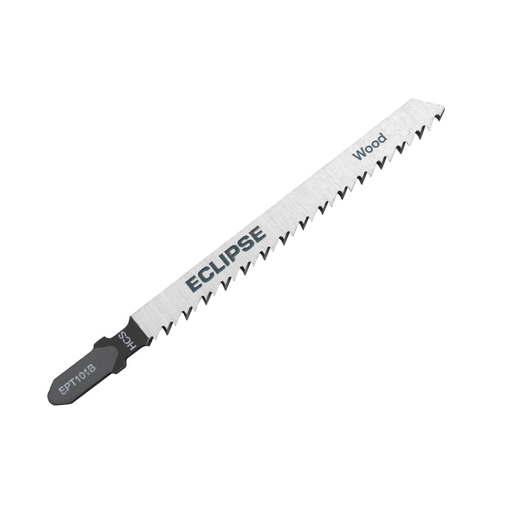 5PK Jigsaw Blade Wood Cutting Fine Straight 100Mm 10Tpi