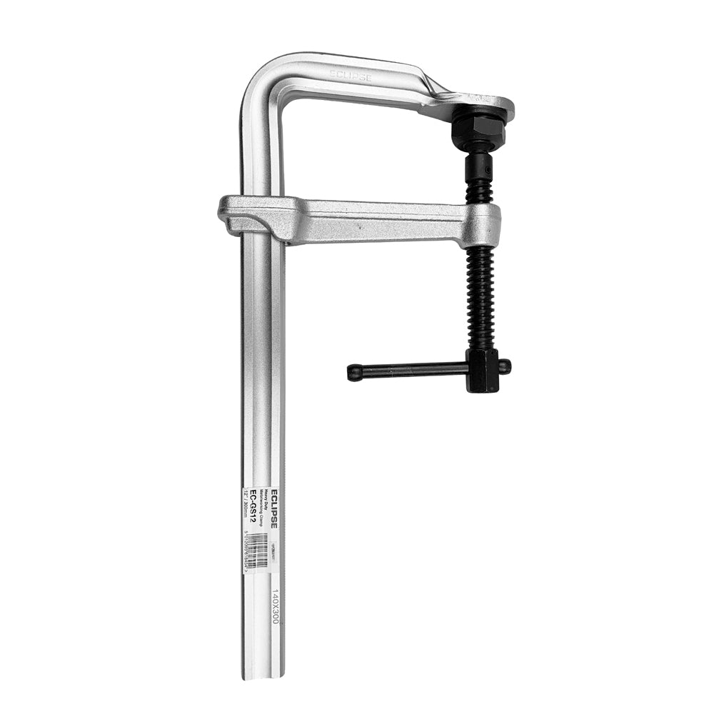 2PK Eclipse Pro Tools Heavy Duty Steel Metalworking Clamp 300mm - Silver