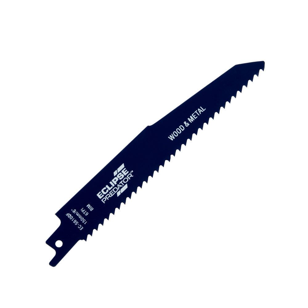 5PK Eclipse Pro Tools Predator Recip Blade For Demolition 150mm 6TPI
