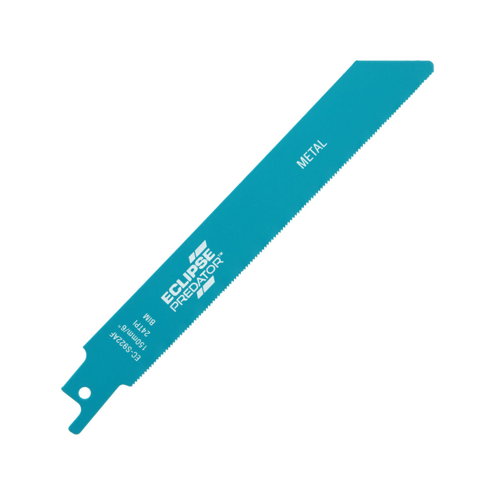 5PK Eclipse Pro Tools Reciprocating 150mm Saw Blade Bi-Metal 24TPI - Blue