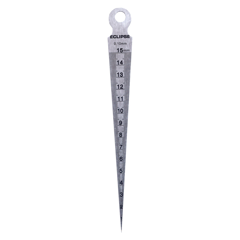 2PK Eclipse Pro Tools Taper Gauge Metric 1-15mm - Silver