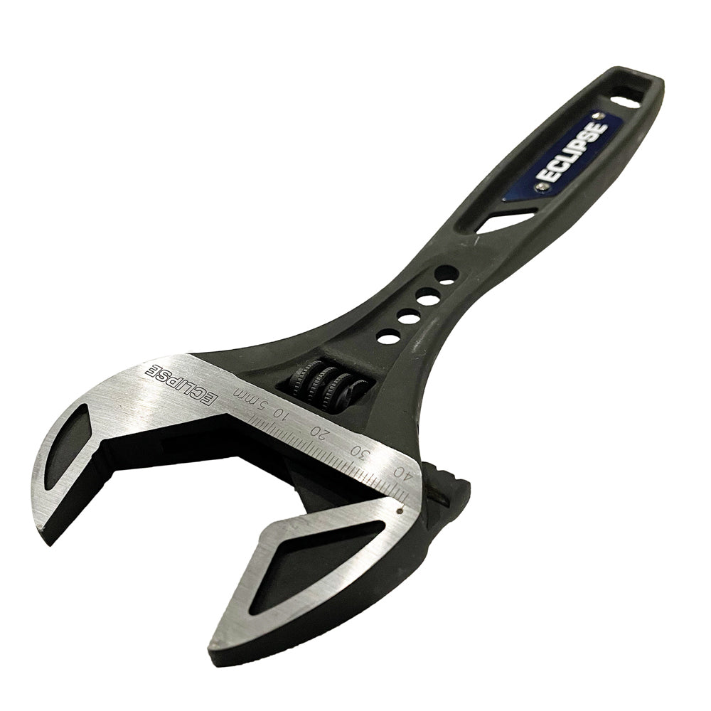 Eclipse Pro Tools Tri-Grip Adjustable Steel Wrench 250mm - Black