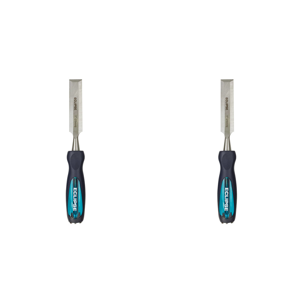 2PK Eclipse Pro Tools High Impact Thru Tang Wood Chisel 25mm Bevel Edge Tool