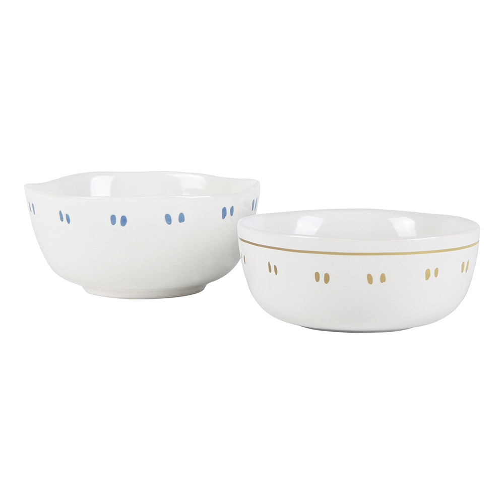 4x 2pc Ecology Stoneware Kitchenware Hope Dip Bowls 8cm/10cm