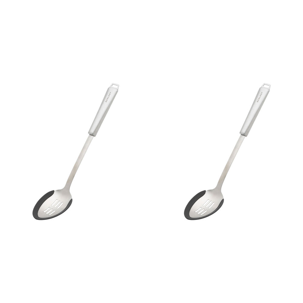 2PK Ecology Provisions Silicone Edge Slotted Spoon 7.5x37cm