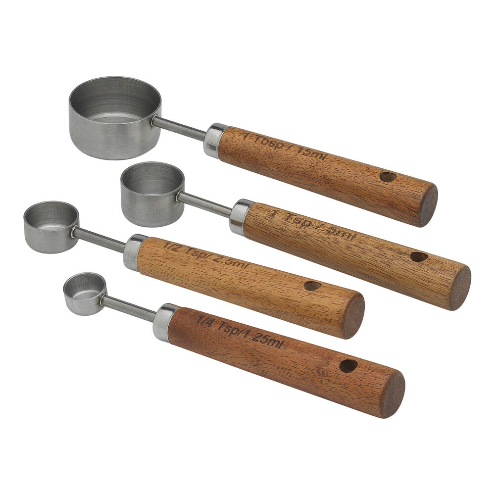 8pc Ecology Provisions Stainless Steel Measuring Spoons Set
