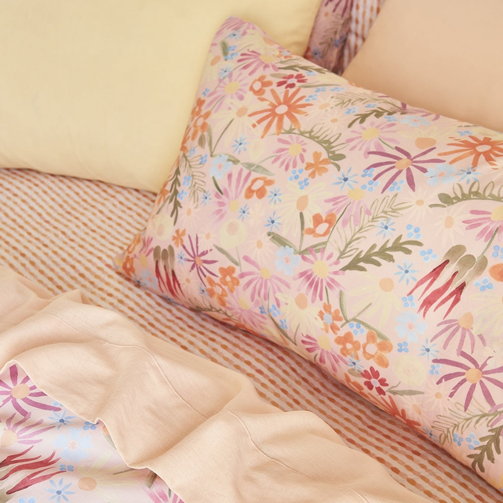 Ecology Superbloom Quilt Cover Size Queen Floral Print Bedding