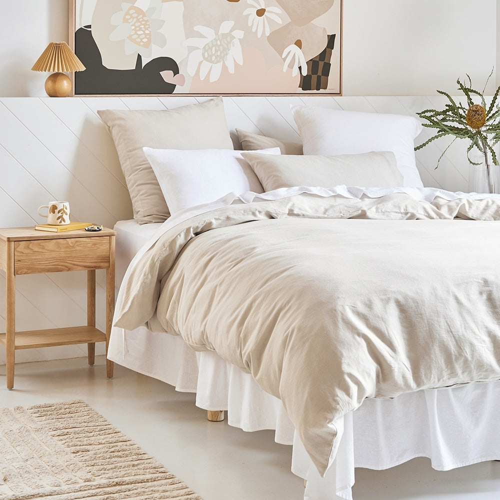 Ecology Dream Quilt Cover Size King Stone Bedding/Bed Linen