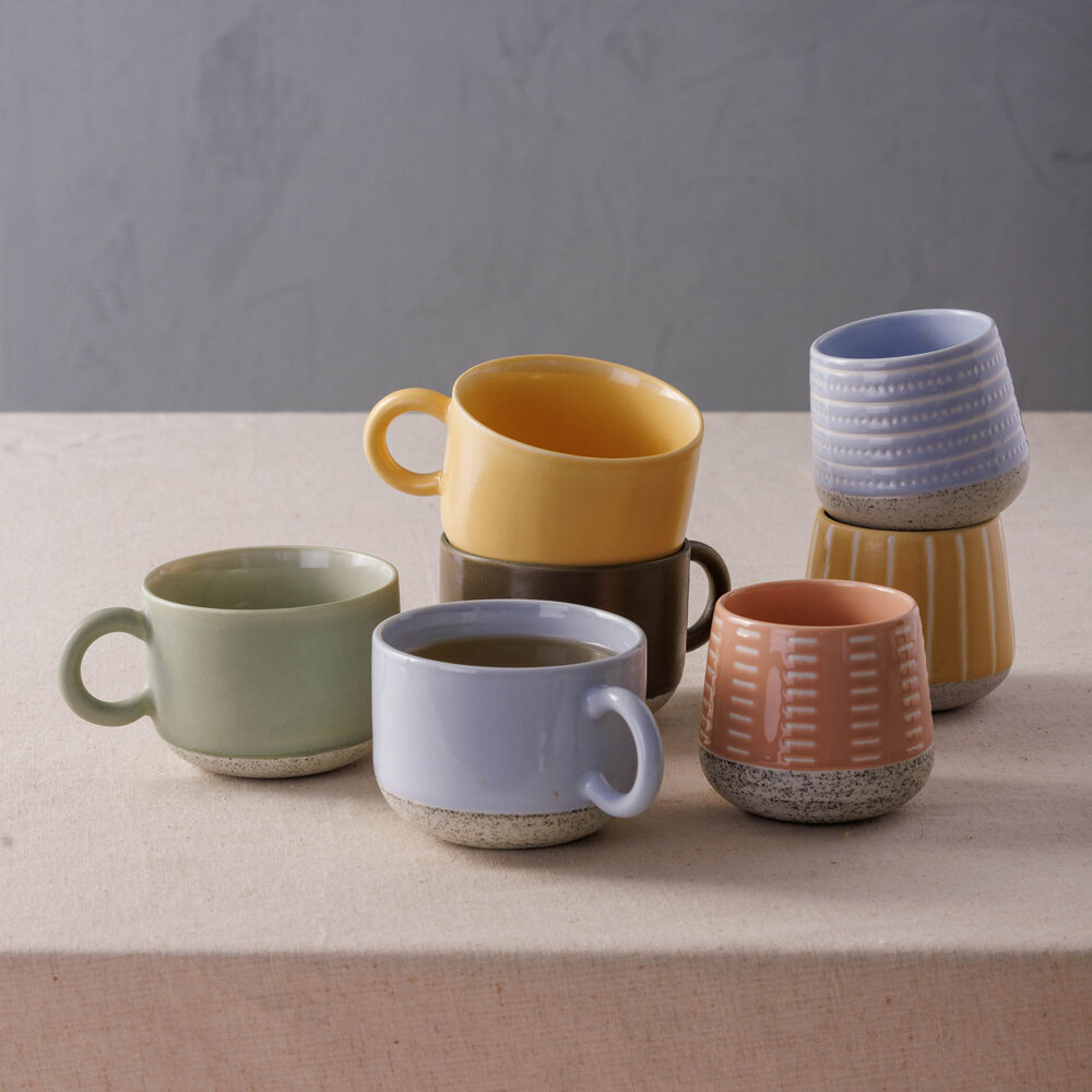 6PK Ecology Stoneware 270ml Hull Cuddle Mug 9x8.5cm - Horizon