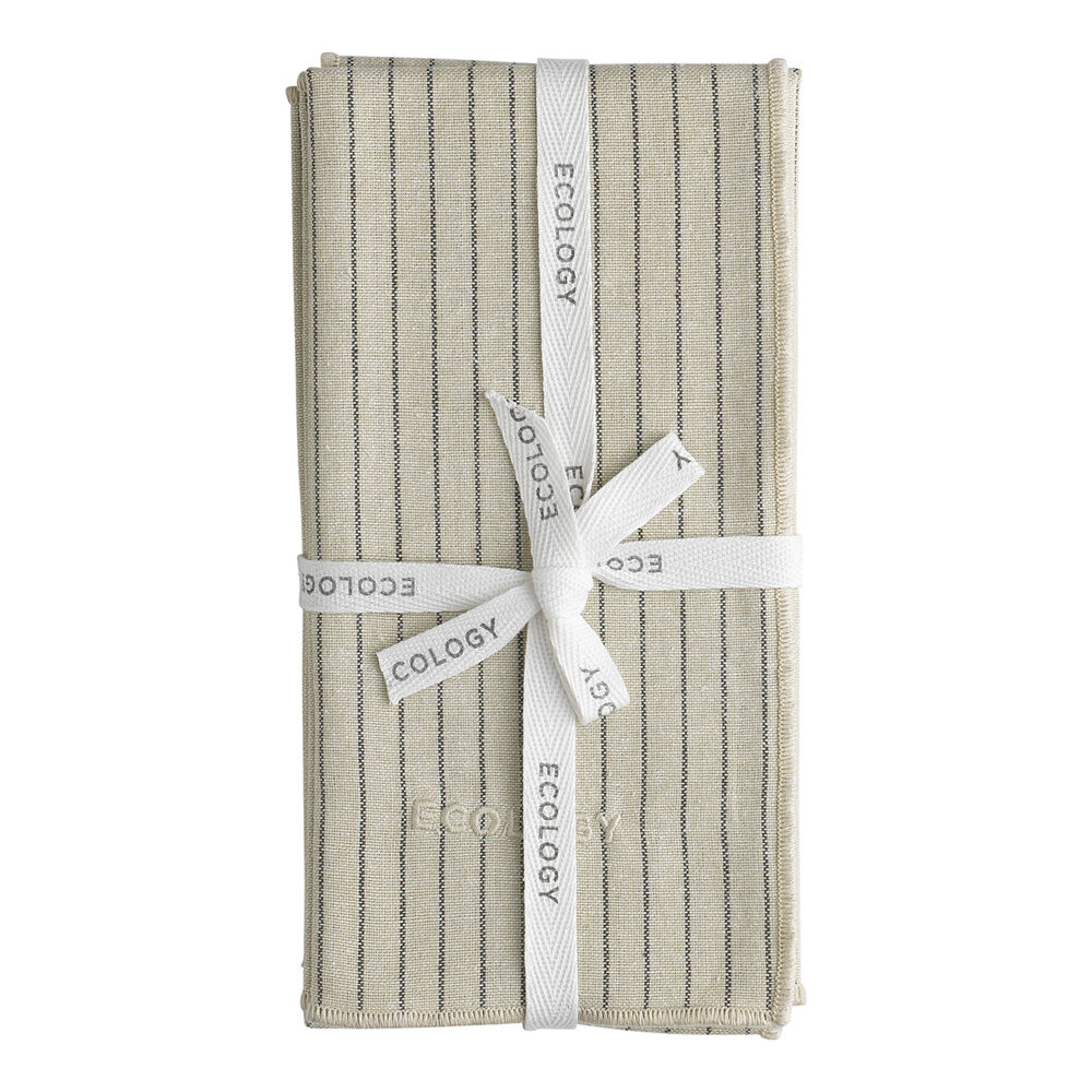 8pc Ecology Tonka Soft Cotton Table Napkins 45x45cm