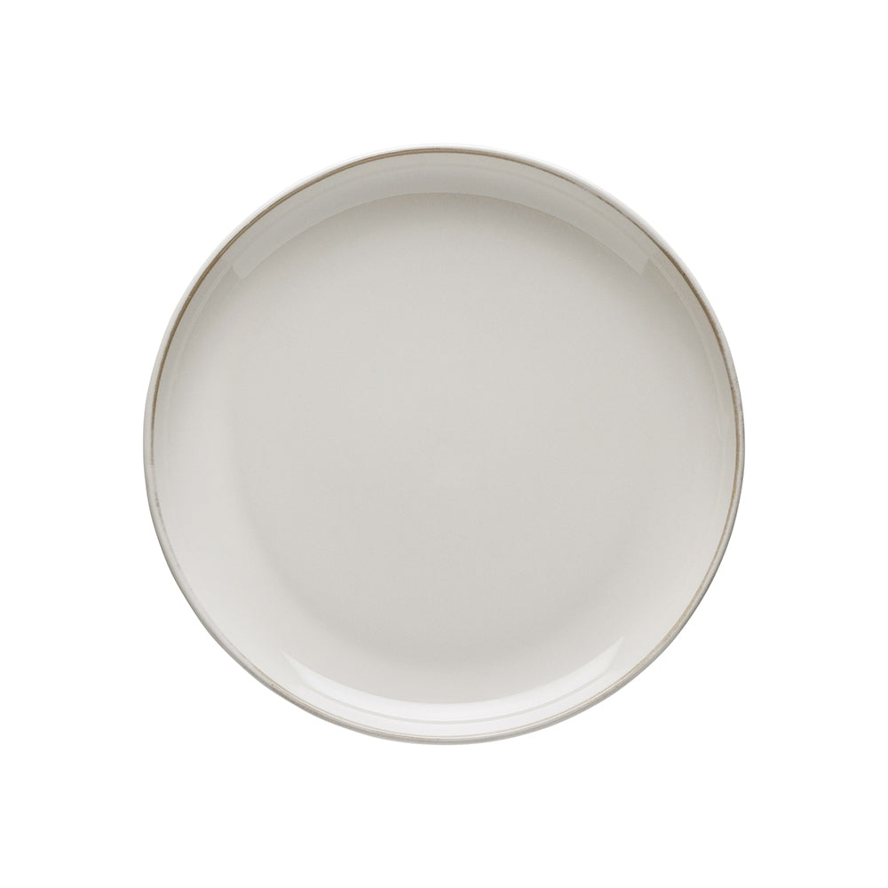 6PK Ecology Stoneware Dinnerware Element Side Plate 20cm Blanc